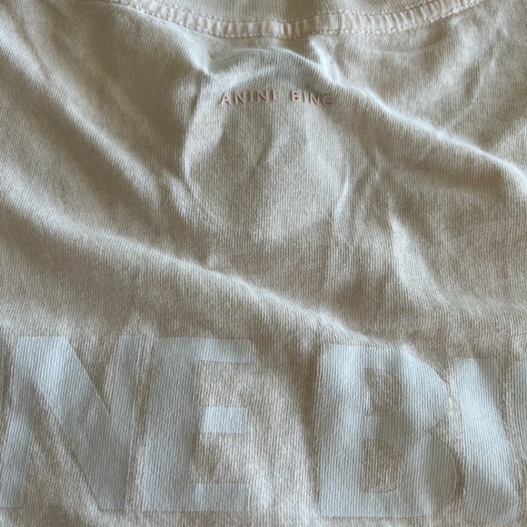 Anine Bing WES TEE BING LA IN WASHED PINK - Picture 8 of 8